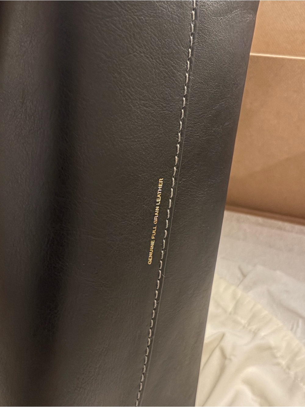 SOLD- Coach Chelsea 30 Black w/ Brass Chain Strap - Picture 4 of 11